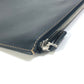 FENDI 7N0078 Zucca Logo Pouch Clutch Bag Leather Men's Black