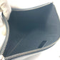 FENDI 7N0078 Zucca Logo Pouch Clutch Bag Leather Men's Black