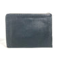 FENDI Selleria Logo Pouch Bag Clutch Bag Leather Men's Black