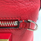 FENDI 8BZ038 Valentine's Day Limited Edition Studded Mini Backpack, Leather, Women's, Red