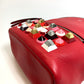 FENDI 8BZ038 Valentine's Day Limited Edition Studded Mini Backpack, Leather, Women's, Red