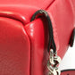 FENDI 8BZ038 Valentine's Day Limited Edition Studded Mini Backpack, Leather, Women's, Red