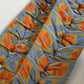 FENDI 8AV077 Flower Ribbon Floral Pattern Strap You Shoulder Strap Leather Women's Blue x Orange