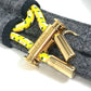 FENDI 8C0627 Belt, Felt Pants Belt, Women's, Gray