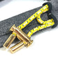 FENDI 8C0627 Belt, Felt Pants Belt, Women's, Gray