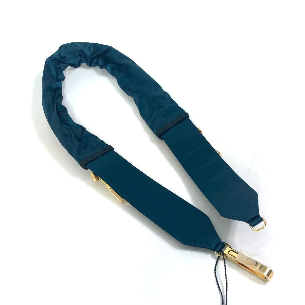 FENDI 8C0627 Belt, Pants Belt, Satin Canvas, Women's, Blue