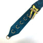 FENDI 8C0627 Belt, Pants Belt, Satin Canvas, Women's, Blue