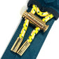 FENDI 8C0627 Belt, Pants Belt, Satin Canvas, Women's, Blue