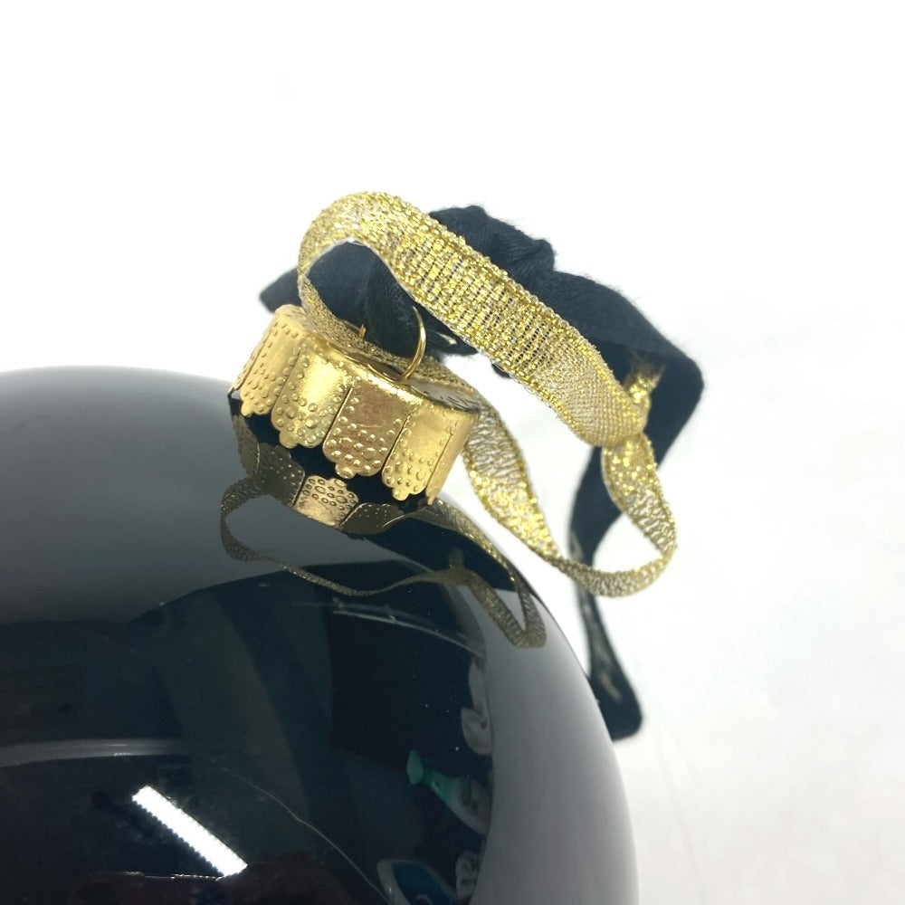 FENDI Xmas クリスマスボール ロゴ モンスター クリスマス オーナメント インテリア チャーム プラスチック ユニセックス ブラック - brandshop-reference