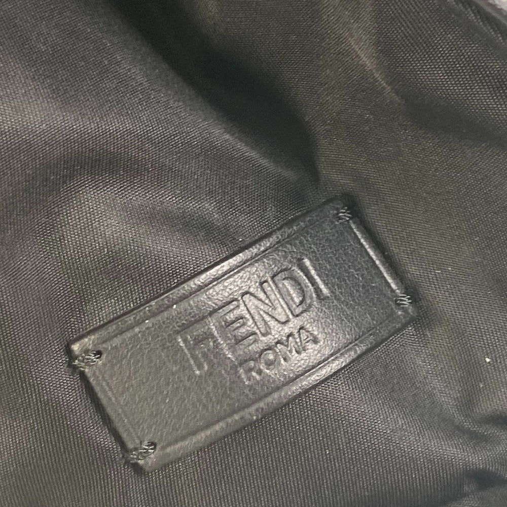 FENDI 7VA367 Monster Bugs Tote Bag, Nylon, Men's, Black