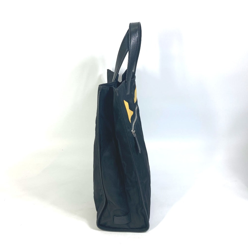 FENDI 7VA367 Monster Bugs Tote Bag, Nylon, Men's, Black