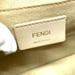 FENDI 8BT283 FF Zucca Canai 2-Way Shoulder/Handbag Leather Women's Brown/Black