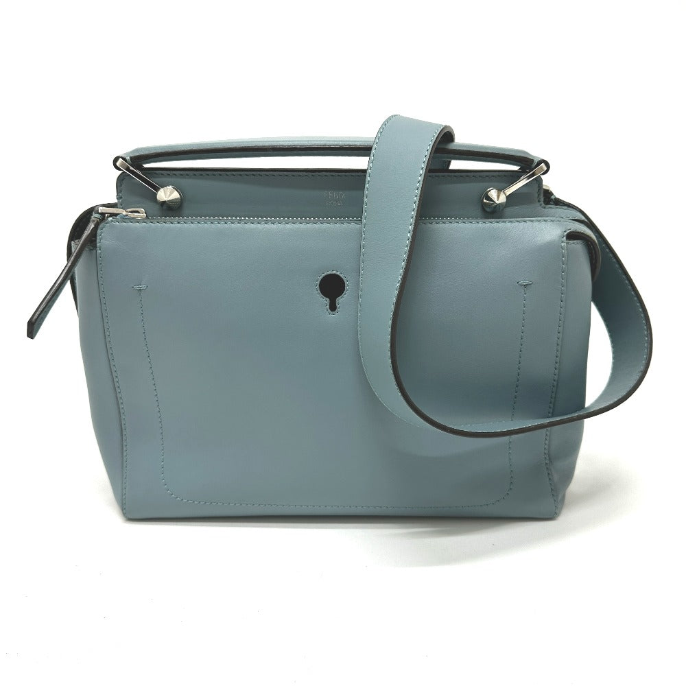 FENDI 8BN293.com 2-Way Bag Shoulder Bag Handbag Leather Women's Blue