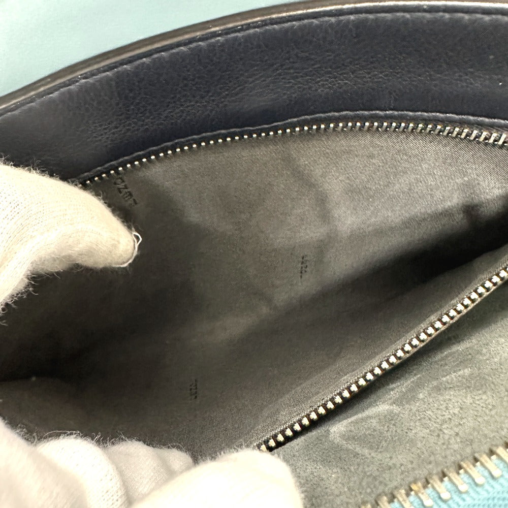 FENDI 8BN293.com 2-Way Bag Shoulder Bag Handbag Leather Women's Blue