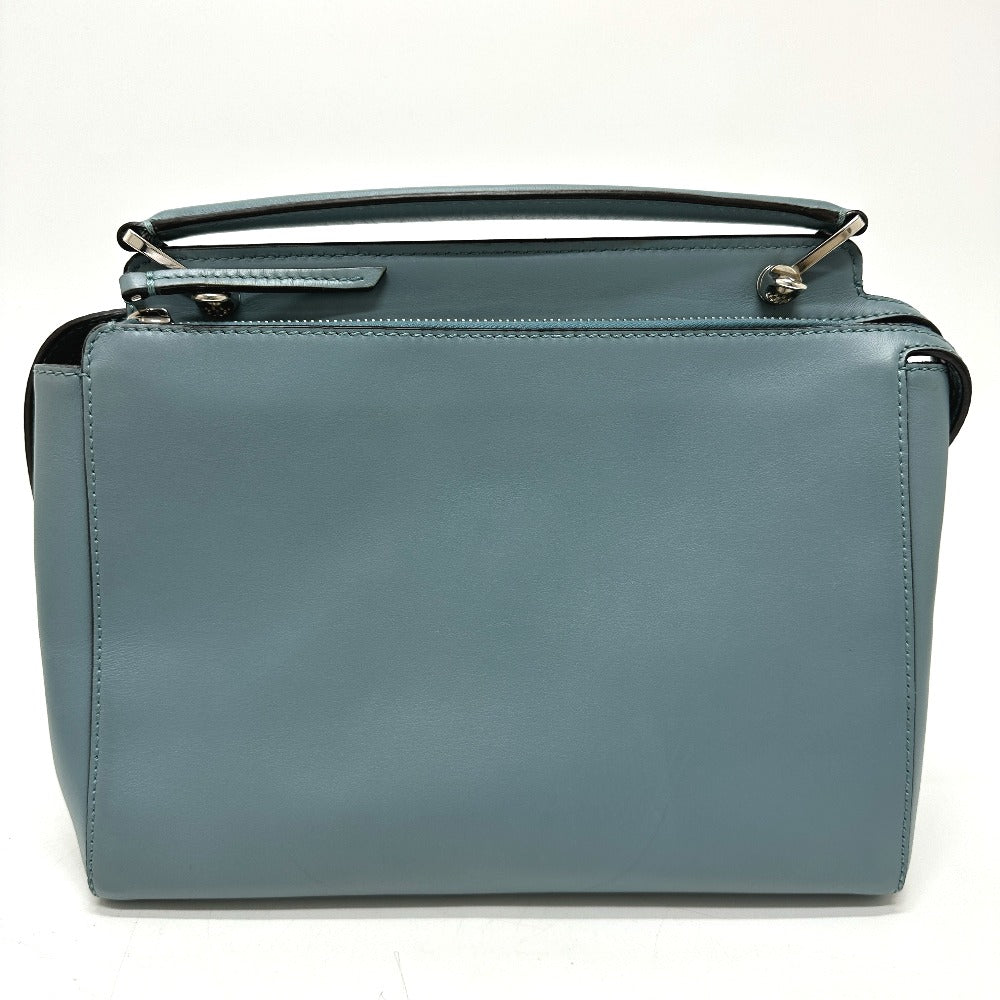 FENDI 8BN293.com 2-Way Bag Shoulder Bag Handbag Leather Women's Blue
