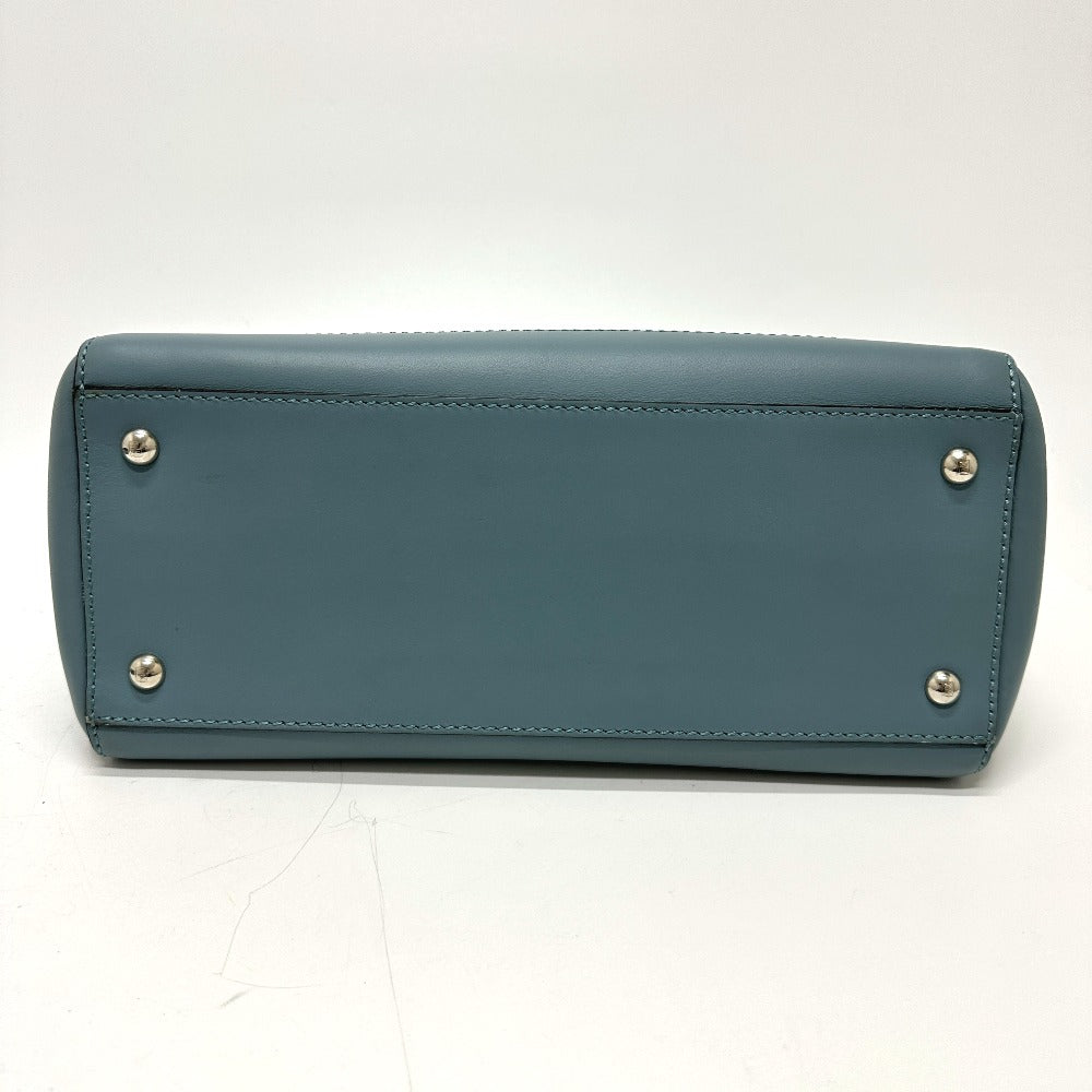 FENDI 8BN293.com 2-Way Bag Shoulder Bag Handbag Leather Women's Blue
