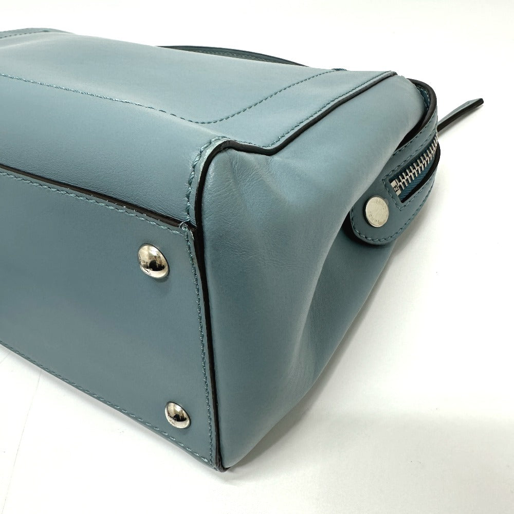 FENDI 8BN293.com 2-Way Bag Shoulder Bag Handbag Leather Women's Blue