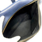 FENDI 7VA400 Two-Handle Briefcase, 2-Way Shoulder/Crossbody Business Bag, Leather, Men's, Navy