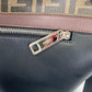 FENDI 8BH253 Zucca Briefcase, 2-Way Business Shoulder Bag/Crossbody Handbag, PVC, Men's, Brown