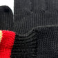FENDI Zucca Wool Gloves for Women, Brown and Red
