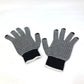 FENDI FXY010 Logo Gloves, Wool, Unisex, Black