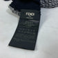 FENDI FXY010 Logo Gloves, Wool, Unisex, Black