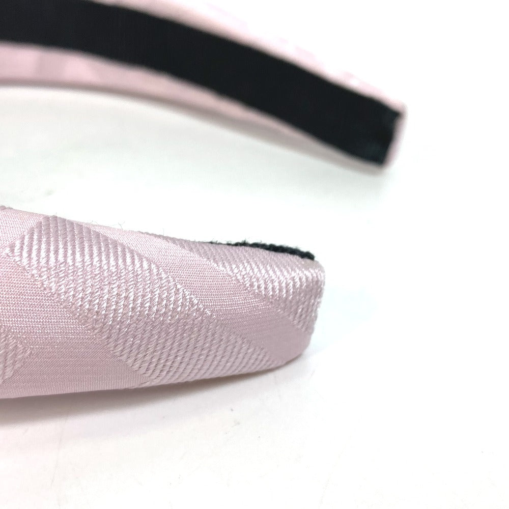 FENDI FXQ646 주카 헤어 액세서리 헤어밴드 헤어밴드 실크 여성 핑크