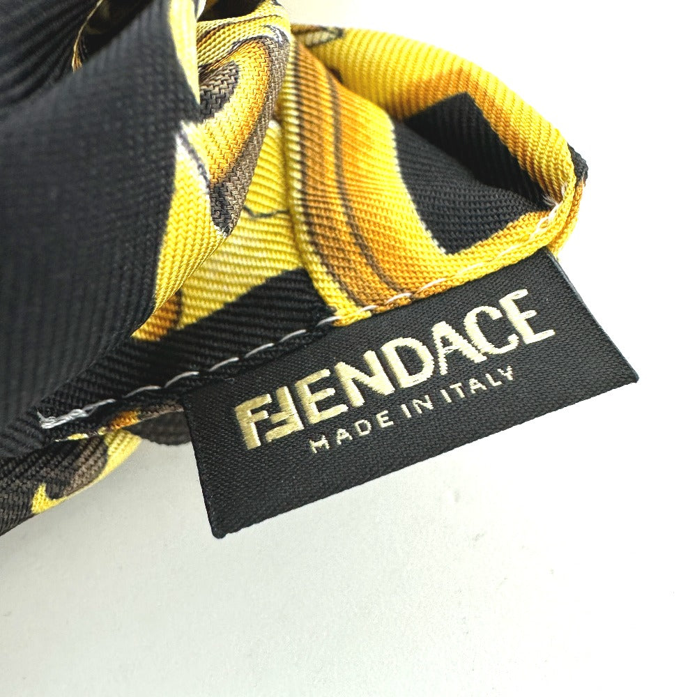 FENDI ヴェルサーチ コラボ versace フェンダーチェ FENDACE ヘアアクセサリー ヘアゴム ズッカ シュシュ シルク レディース - brandshop-reference