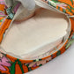 FENDI Floral Neck Pillow and Eye Mask Travel Set, Velvet Cushion, Orange, Women's