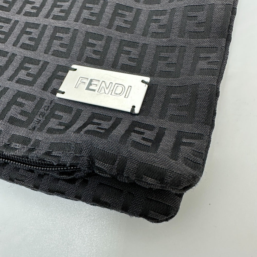 FENDI Zucchino Pillow Cover (Nylon) for Women, Black