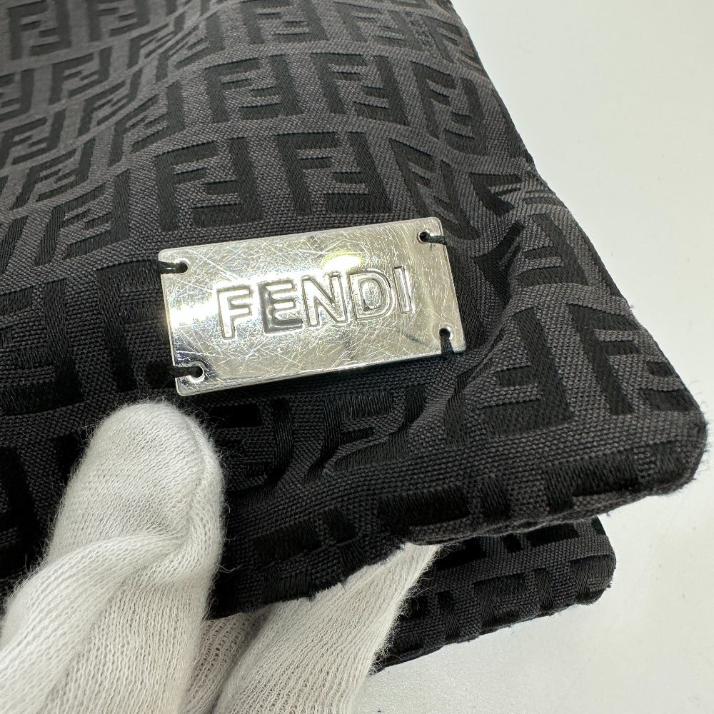 FENDI Zucchino Pillow Cover (Nylon) for Women, Black