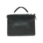 FENDI 7VA422 Selleria Peekaboo Fit Mini 2WAY Back Business Bag Bag Handbag Leather Unisex Black