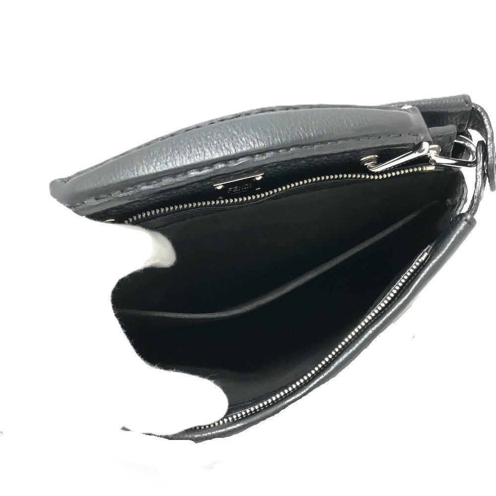 FENDI 7VA422 Selleria Peekaboo Fit Mini 2WAY Back Business Bag Bag Handbag Leather Unisex Black