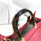 FENDI 8BH386 Sunshine Shopper Shoulder Bag, 2-Way Tote Bag, Leather, Women's, Pink