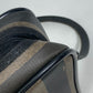 FENDI Pecan Handbag/Shoulder Bag/2-Way Bag/Business Bag in PVC/Leather, Brown, Men's