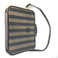 FENDI Pecan Handbag/Shoulder Bag/2-Way Bag/Business Bag in PVC/Leather, Brown, Men's