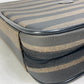 FENDI Pecan Handbag/Shoulder Bag/2-Way Bag/Business Bag in PVC/Leather, Brown, Men's