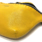 FENDI 7VA434 Selleria Crossbody Bag, body bag, one shoulder bag, stitching Waist Pouch Leather yellow Used