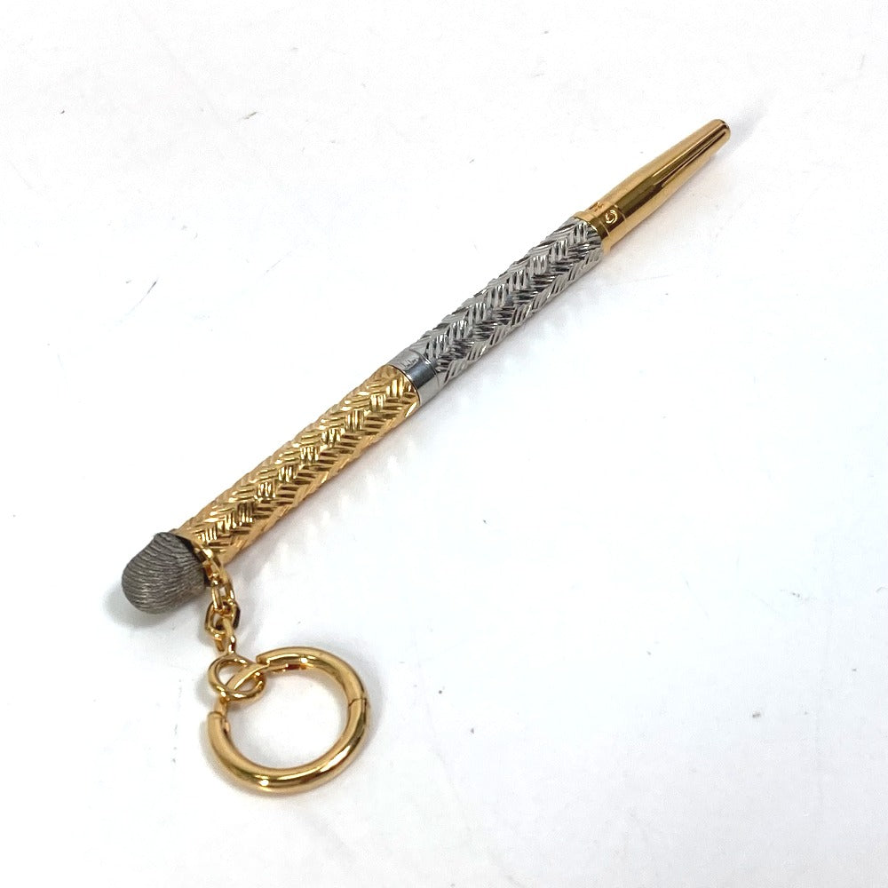 FENDI CHAOS Scribble Pen pen-shaped earrings, metal, silver, for women.