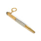 FENDI CHAOS Scribble Pen pen-shaped earrings, metal, silver, for women.