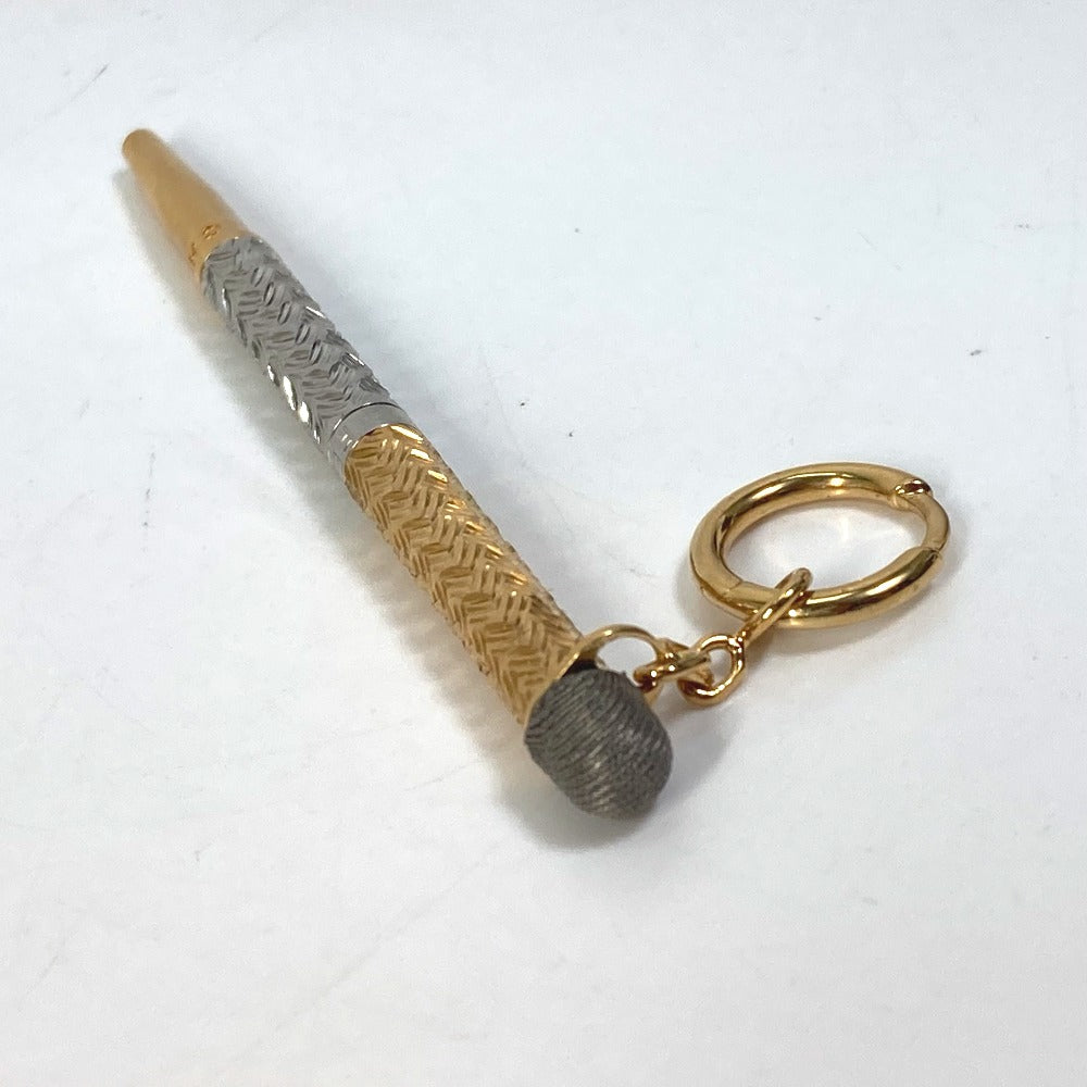 FENDI CHAOS Scribble Pen pen-shaped earrings, metal, silver, for women.