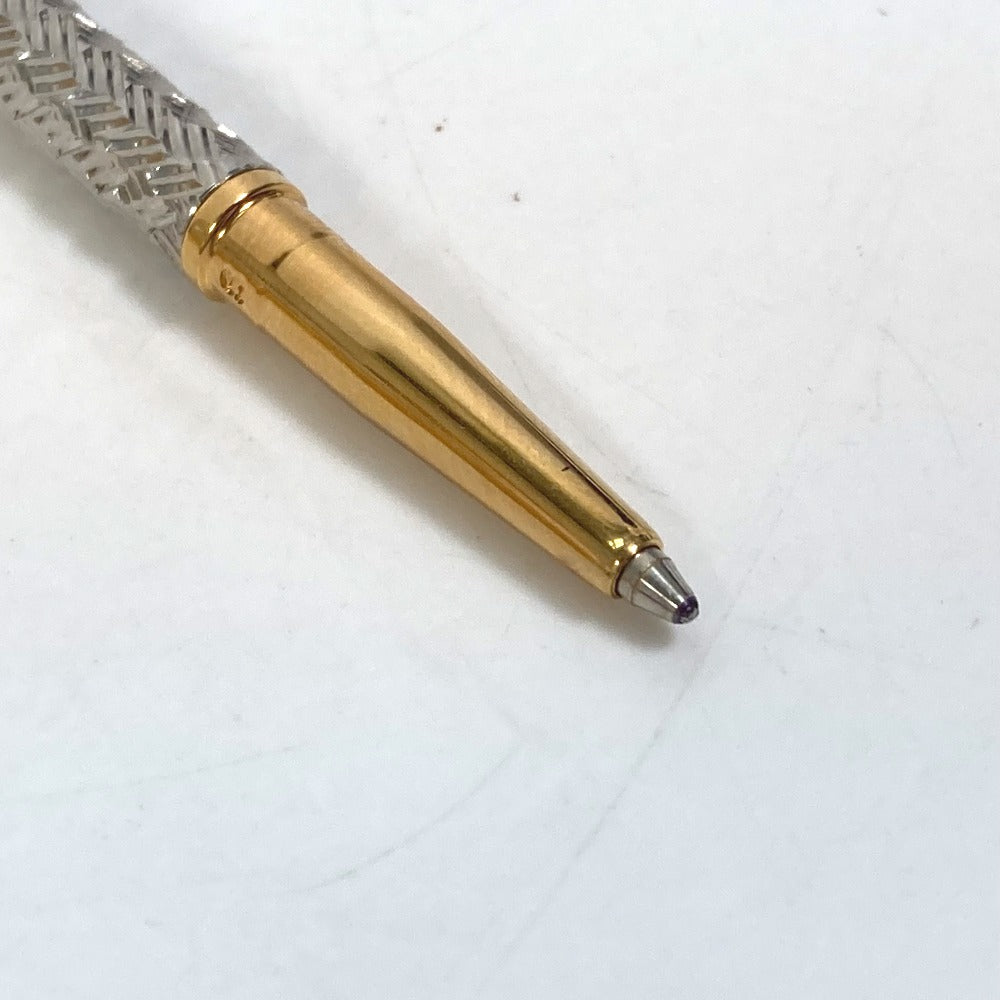 FENDI CHAOS Scribble Pen pen-shaped earrings, metal, silver, for women.