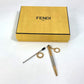 FENDI CHAOS Scribble Pen pen-shaped earrings, metal, silver, for women.