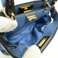 FENDI 7AS294 ナノ ピーカブー 2WAY ポシェット カバン 肩掛け 斜めかけ ショルダーバッグ レザー レディース ブルー - brandshop-reference