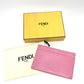 FENDI 7AR907 Peekaboo Bag-in Pocket Flat Bag Accessory Pouch Leather Women's Pink