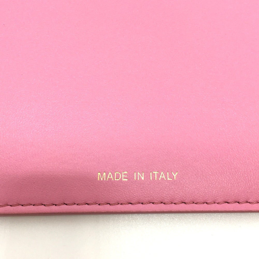 FENDI 7AR907 Peekaboo Bag-in Pocket Flat Bag Accessory Pouch Leather Women's Pink