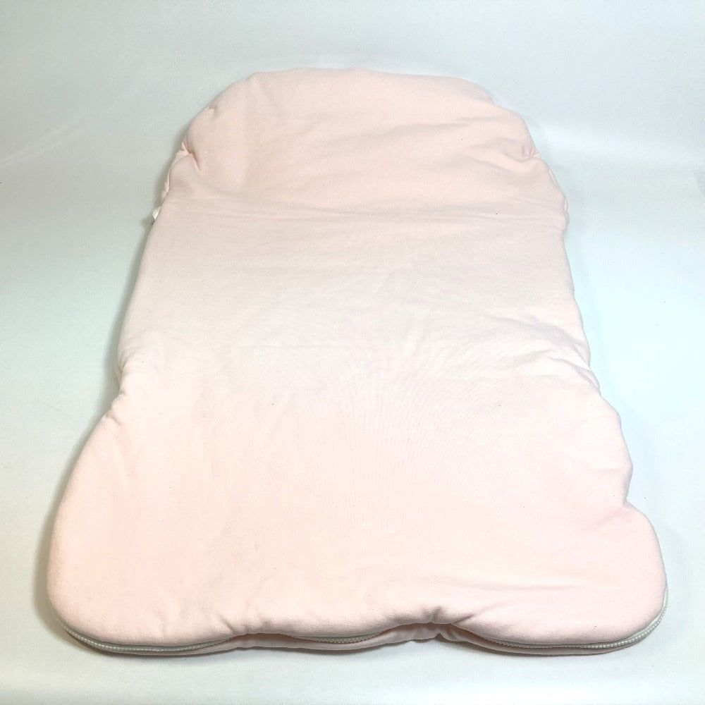 FENDI BUJ127 Zucca Bear Baby Sleeping Bag, Swaddle, Bedding, Blanket, Cotton, Kids, Pink