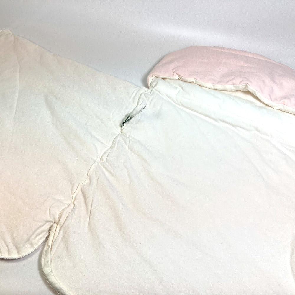 FENDI BUJ127 Zucca Bear Baby Sleeping Bag, Swaddle, Bedding, Blanket, Cotton, Kids, Pink