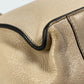 FENDI 8BT303 Zucca FLIP Large Handbag with FF Logo and Strap, 2-Way Bag, Crossbody/Shoulder Bag, Leather/Suede, Beige