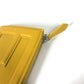 FENDI 7N0114 Logo Bag Pouch Clutch Bag Leather Women's Yellow